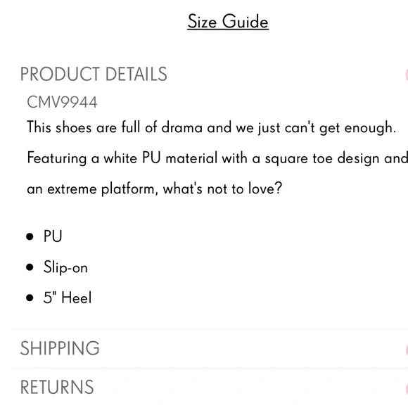 PLT Prettylittlething White Pu Square Toe Extreme Platform Heel Mules - Picture 3 of 11